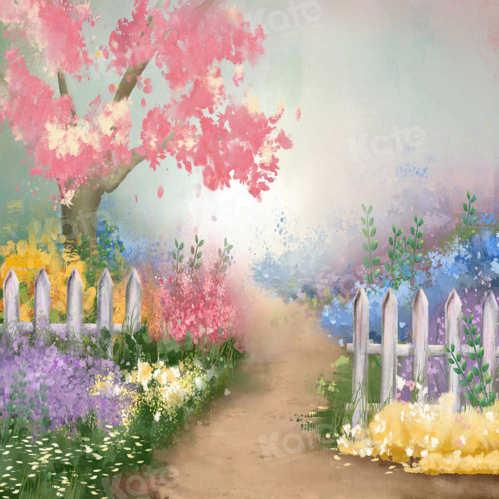 Kate Spring Flowers Backdrop Garden Trail Designed by GQ - Kate Backdrop AU