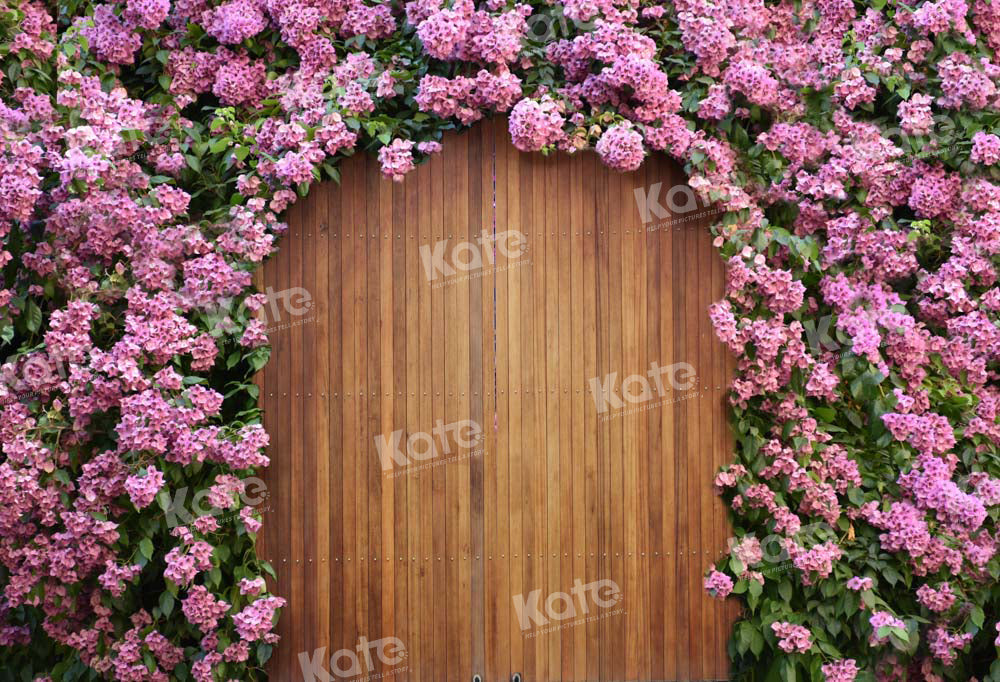Kate Spring Flowers Wall Backdrop Door Designed by Chain Photography