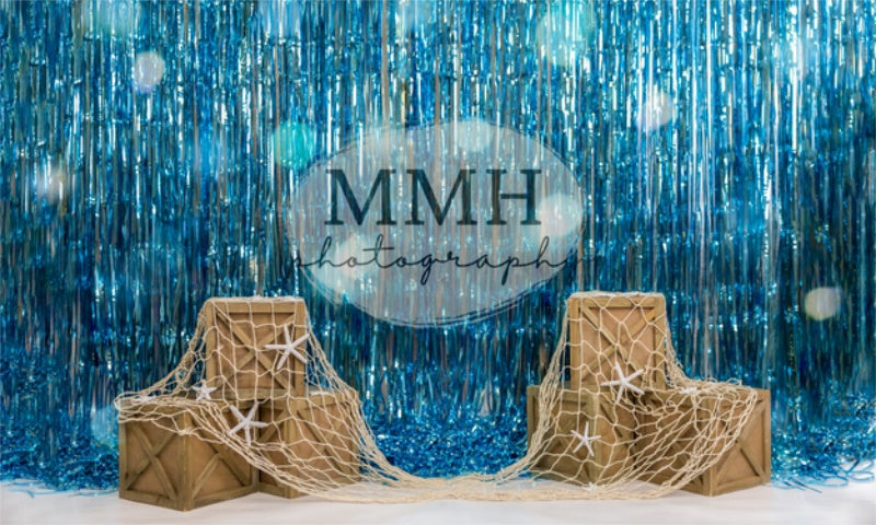 Kate Underwater Tinsel Mermaid Backdrop Designed by Melissa McCraw-Hummer - Kate Backdrop AU