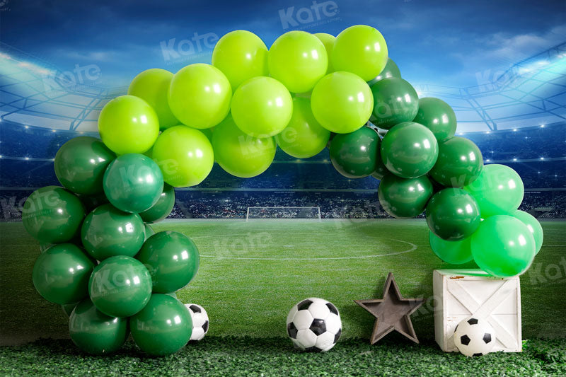 Kate Football Field Balloon Backdrop for Photography - Kate Backdrop AU