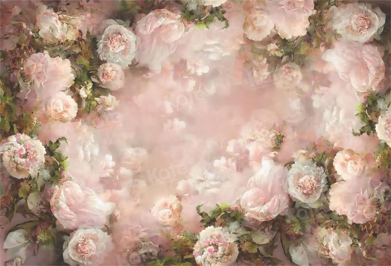 Kate Pink Flower Backdrop Portrait for Photography - Kate Backdrop AU