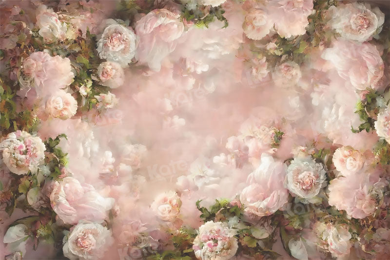 Kate Pink Flower Backdrop Portrait for Photography - Kate Backdrop AU