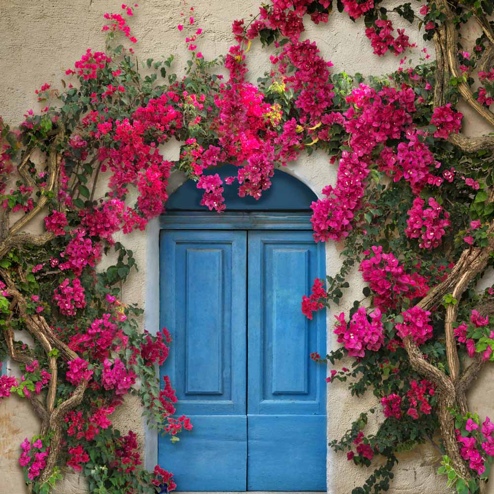 Kate Spring Door Backdrop Flower Wall Designed by Chain Photography - Kate Backdrop AU