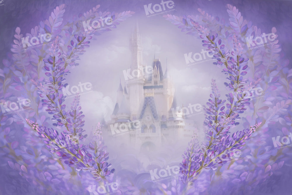 Kate Fine Art Painting Backdrop Purple Castle Designed by GQ