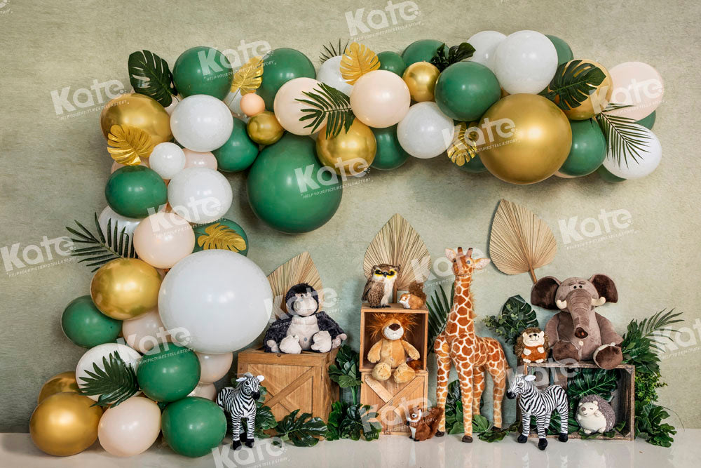 Kate Balloon Forest Backdrop Animal Party Designed by Emetselch
