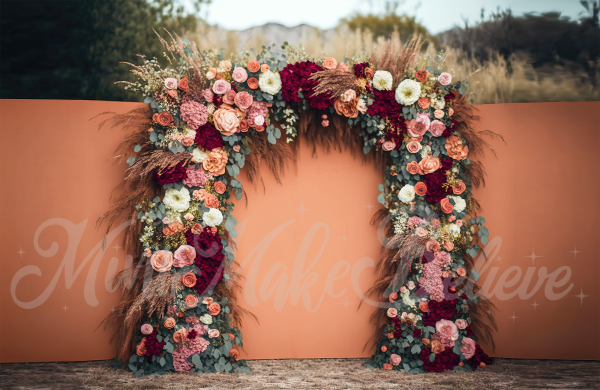 Kate Painted Boho Free Spirit Backdrop Outside Floral Designed by Mini MakeBelieve - Kate Backdrop AU