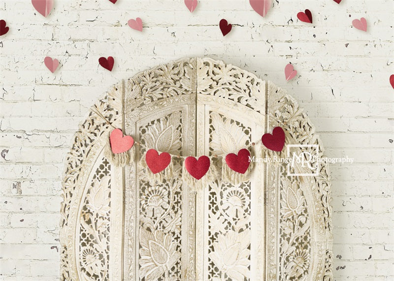 Kate Boho Valentine Headboard Backdrop Designed by Mandy Ringe Photography