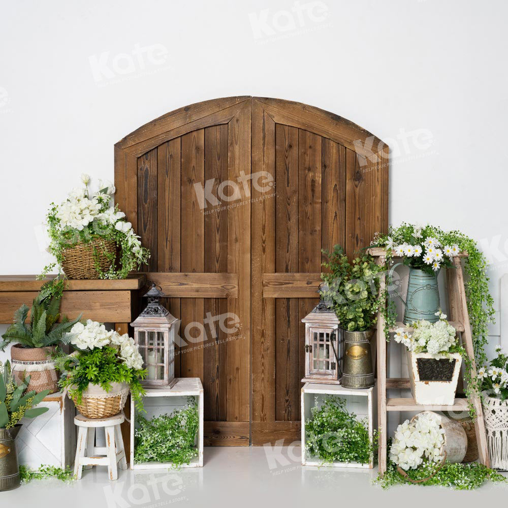 Kate Spring Barn Door Backdrop Designed by Emetselch - Kate Backdrop AU