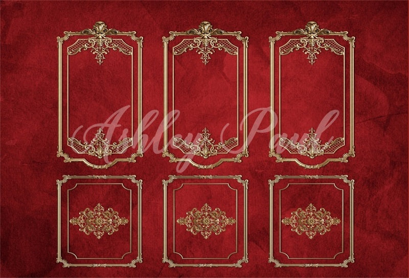 Kate Red Wall Queen Backdrop Designed by Ashley Paul - Kate Backdrop AU