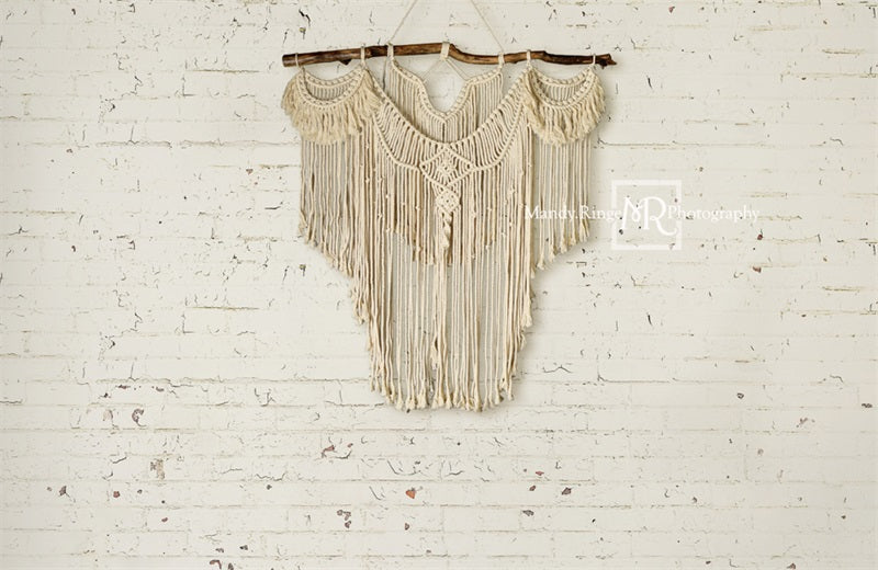 Kate Simple Macrame Wall Hanging Backdrop Designed by Mandy Ringe Photography