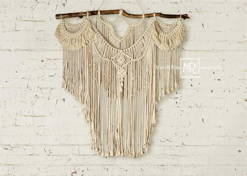 Kate Simple Macrame Wall Hanging Backdrop Designed by Mandy Ringe Photography