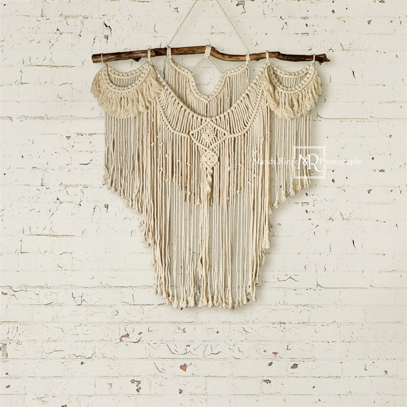 Kate Simple Macrame Wall Hanging Backdrop Designed by Mandy Ringe Photography - Kate Backdrop AU