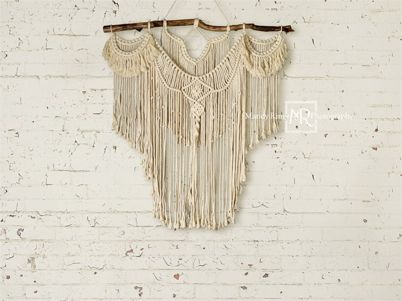 Kate Simple Macrame Wall Hanging Backdrop Designed by Mandy Ringe Photography - Kate Backdrop AU