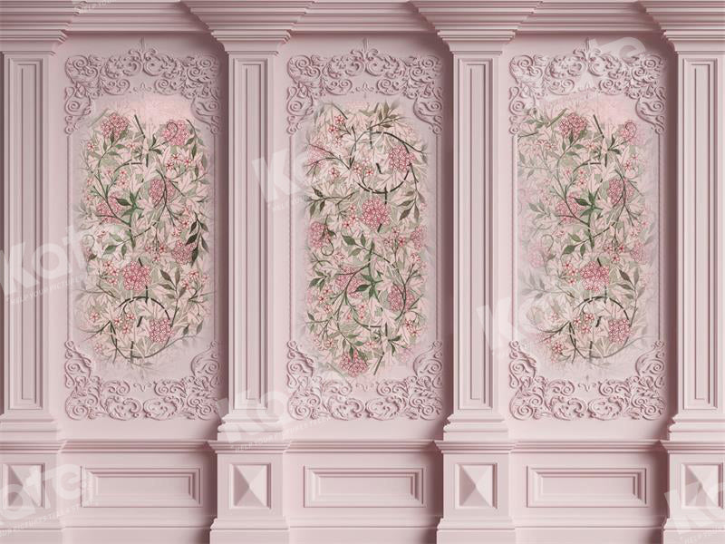 Kate Pink Flower Wall Backdrop Vintage for Photography - Kate Backdrop AU