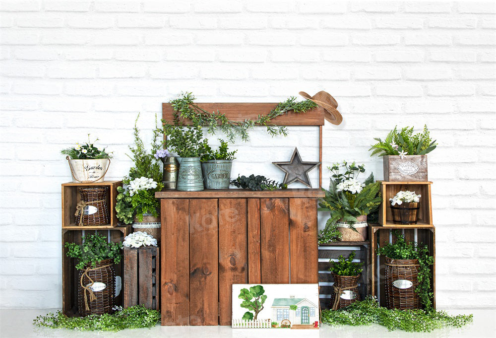 Kate Spring Shop Plants Backdrop for Photography - Kate Backdrop AU