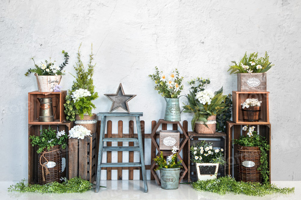 Kate Green Plants Spring Backdrop for Photography - Kate Backdrop AU