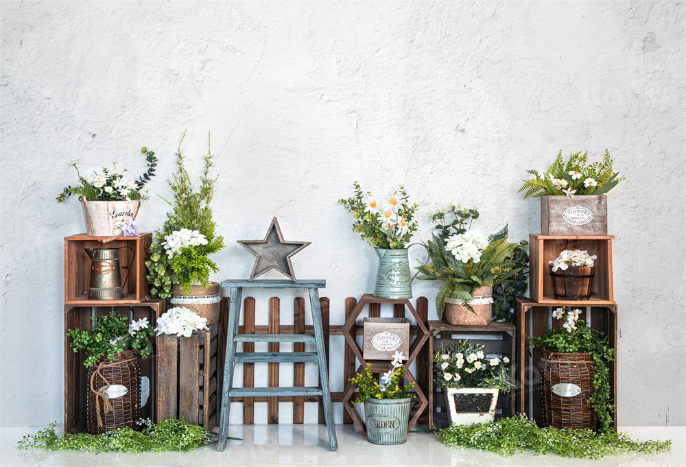 Kate Green Plants Spring Backdrop for Photography - Kate Backdrop AU