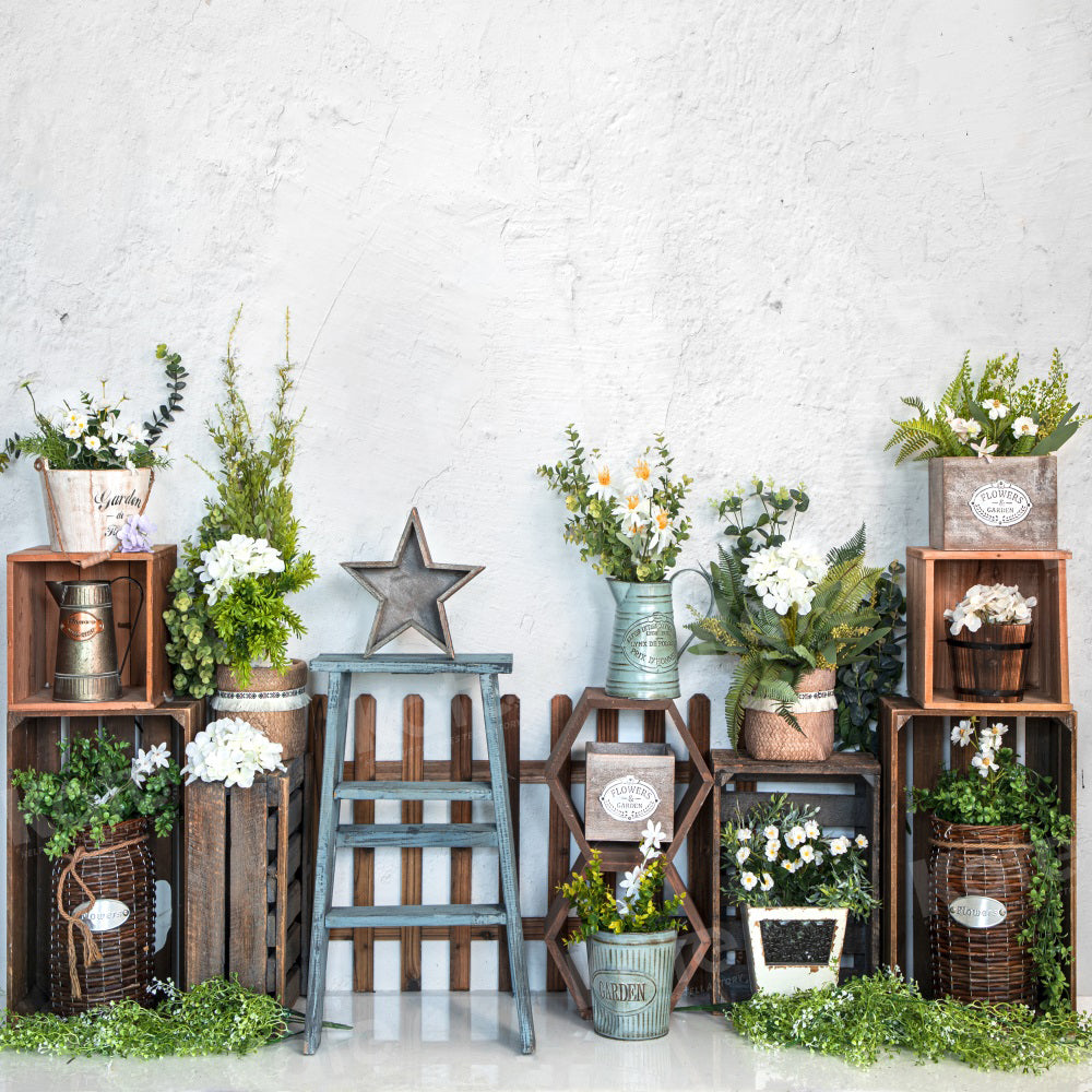 Kate Green Plants Spring Backdrop for Photography - Kate Backdrop AU