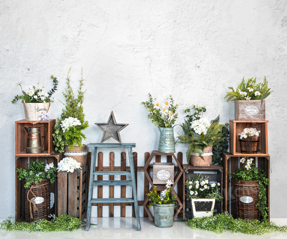 Kate Green Plants Spring Backdrop for Photography - Kate Backdrop AU