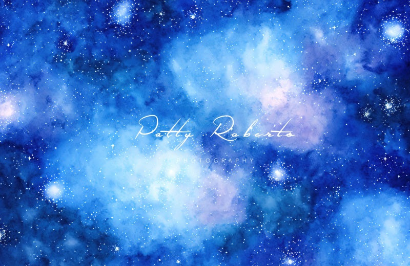 Kate Blue Nebula Backdrop Designed by Patty Robertss - Kate Backdrop AU