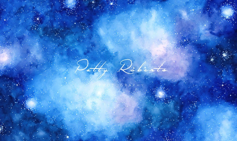 Kate Blue Nebula Backdrop Designed by Patty Robertss - Kate Backdrop AU