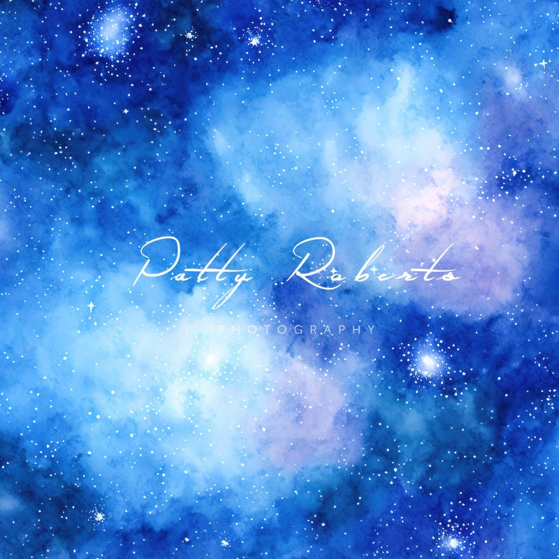 Kate Blue Nebula Backdrop Designed by Patty Robertss - Kate Backdrop AU