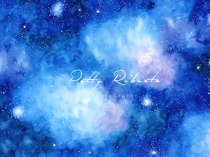 Kate Blue Nebula Backdrop Designed by Patty Robertss - Kate Backdrop AU
