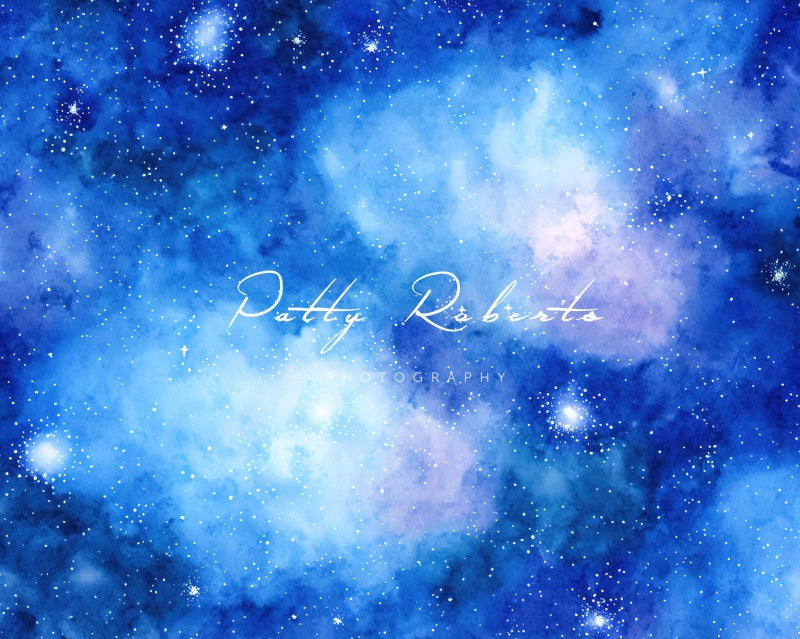 Kate Blue Nebula Backdrop Designed by Patty Robertss - Kate Backdrop AU