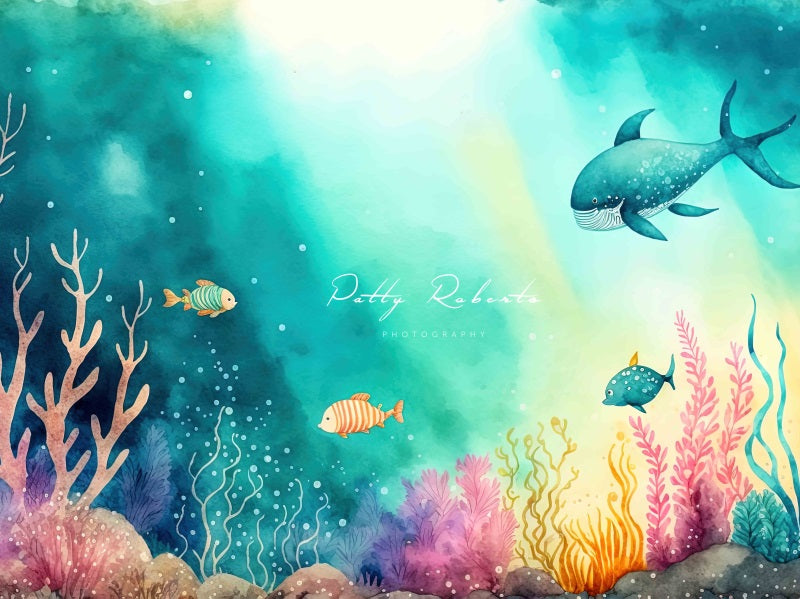 Kate Underwater Fish Backdrop Designed by Patty Robertss - Kate Backdrop AU