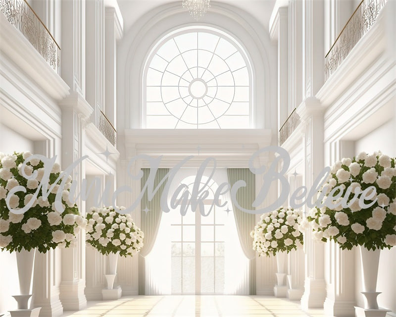 Kate Painted Church Backdrop Cathedral Wedding Baptism Designed by Mini MakeBelieve - Kate Backdrop AU