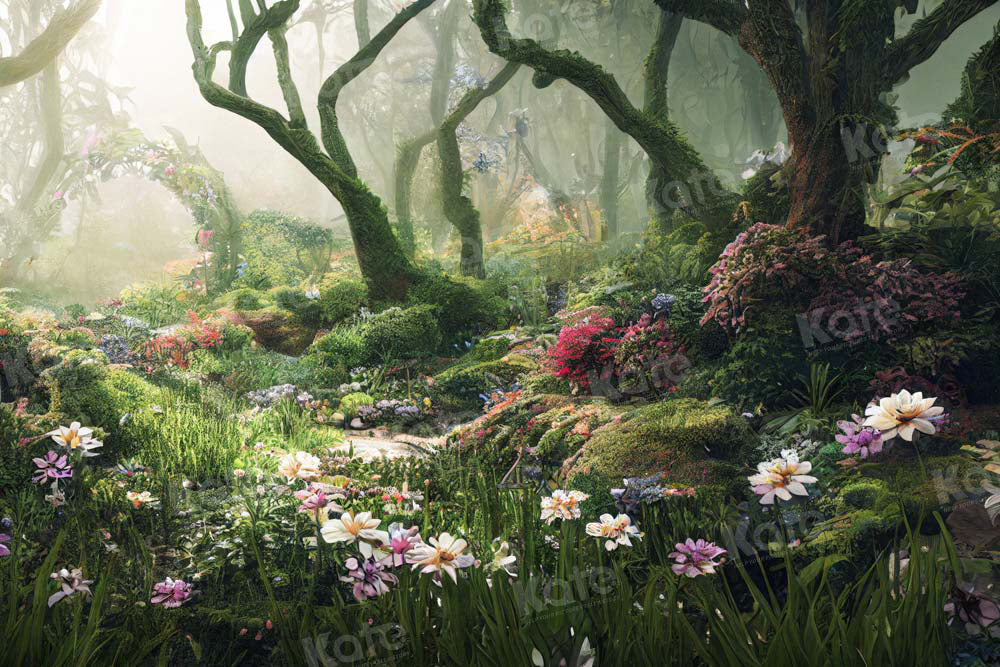 Kate Secret Jungle Backdrop Fairy Tale Elves Designed by Chain Photography