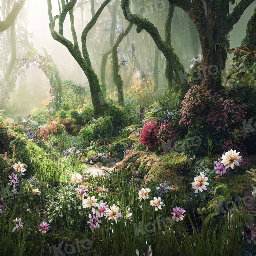 Kate Secret Jungle Backdrop Fairy Tale Elves Designed by Chain Photography
