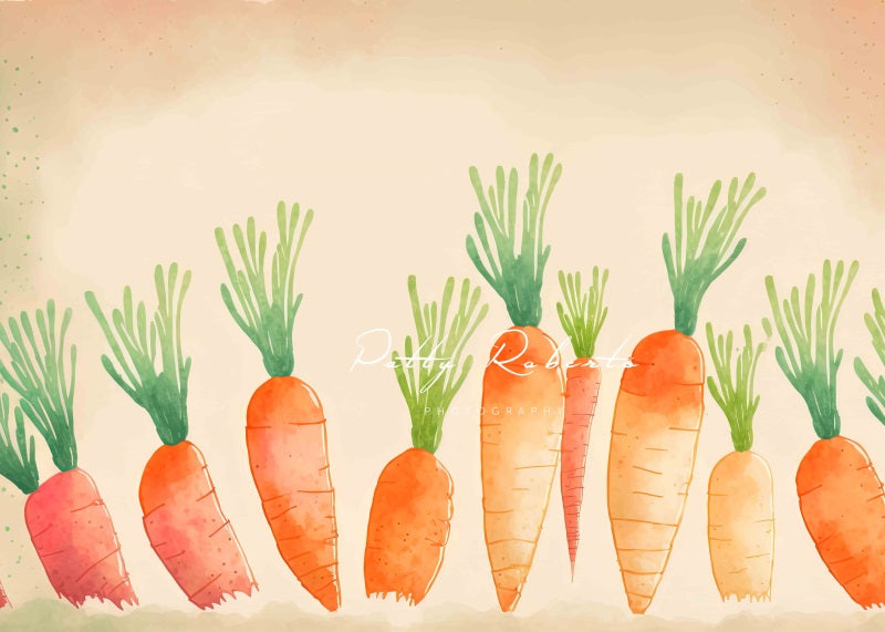 Kate Vintage Carrots Backdrop Designed by Patty Robertss - Kate Backdrop AU