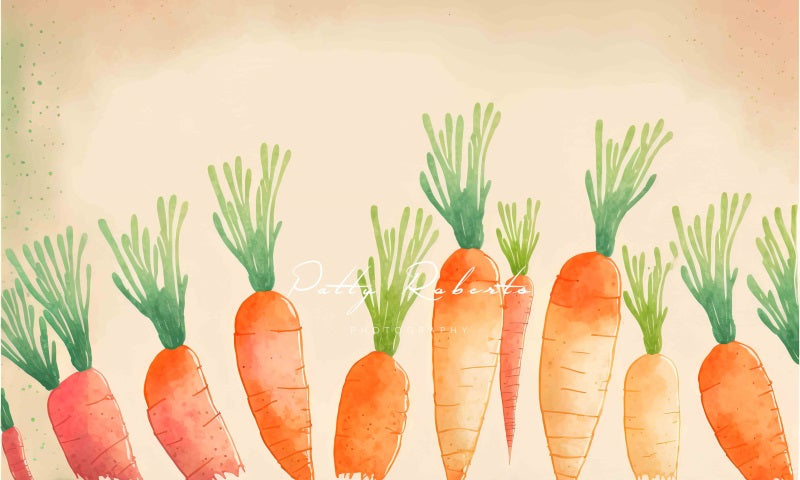 Kate Vintage Carrots Backdrop Designed by Patty Robertss - Kate Backdrop AU