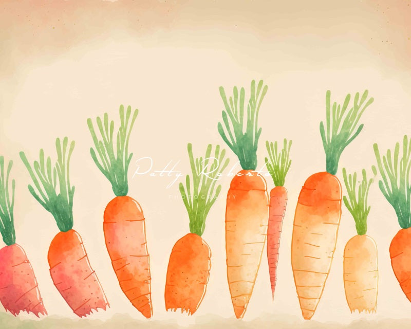 Kate Vintage Carrots Backdrop Designed by Patty Robertss - Kate Backdrop AU