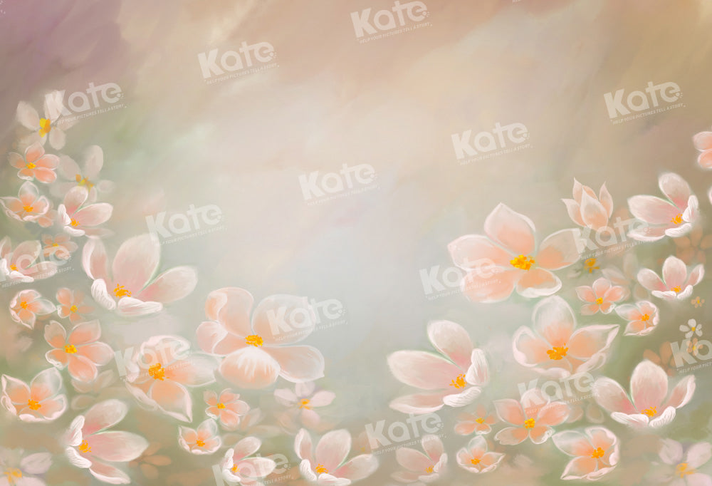 Kate Fine Art Floral Portrait Backdrop Flower Designed by GQ