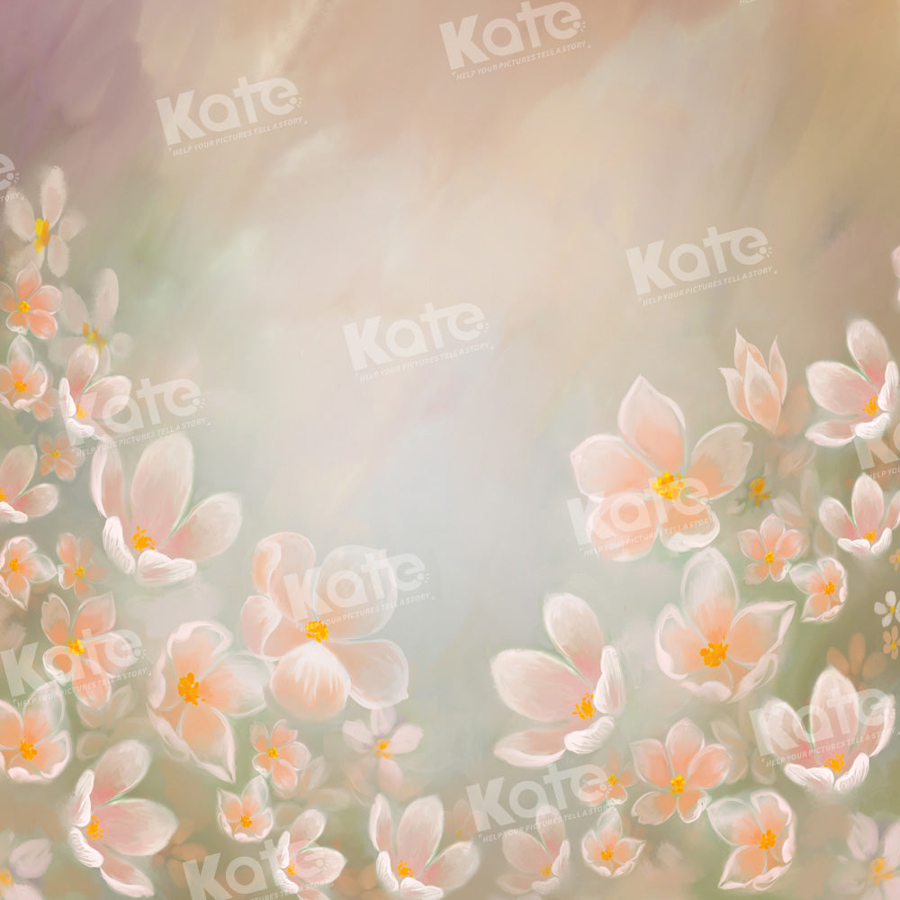 Kate Fine Art Floral Portrait Backdrop Flower Designed by GQ