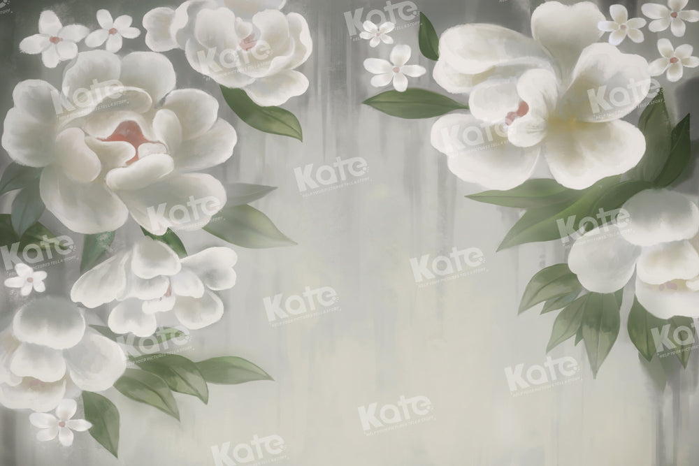 Kate Flowers Spring Portrait Backdrop Designed by GQ