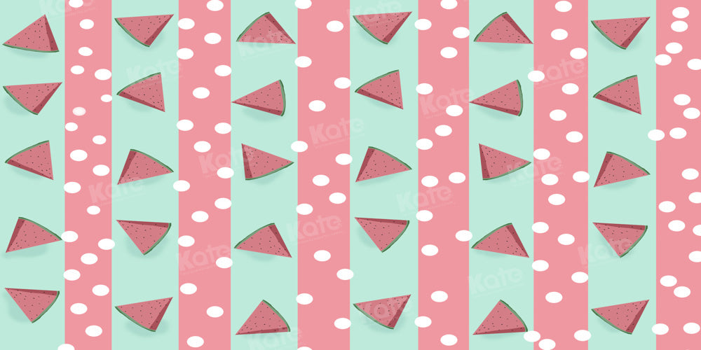 Kate Fresh Summer Watermelon Backdrop Designed by Chain Photography