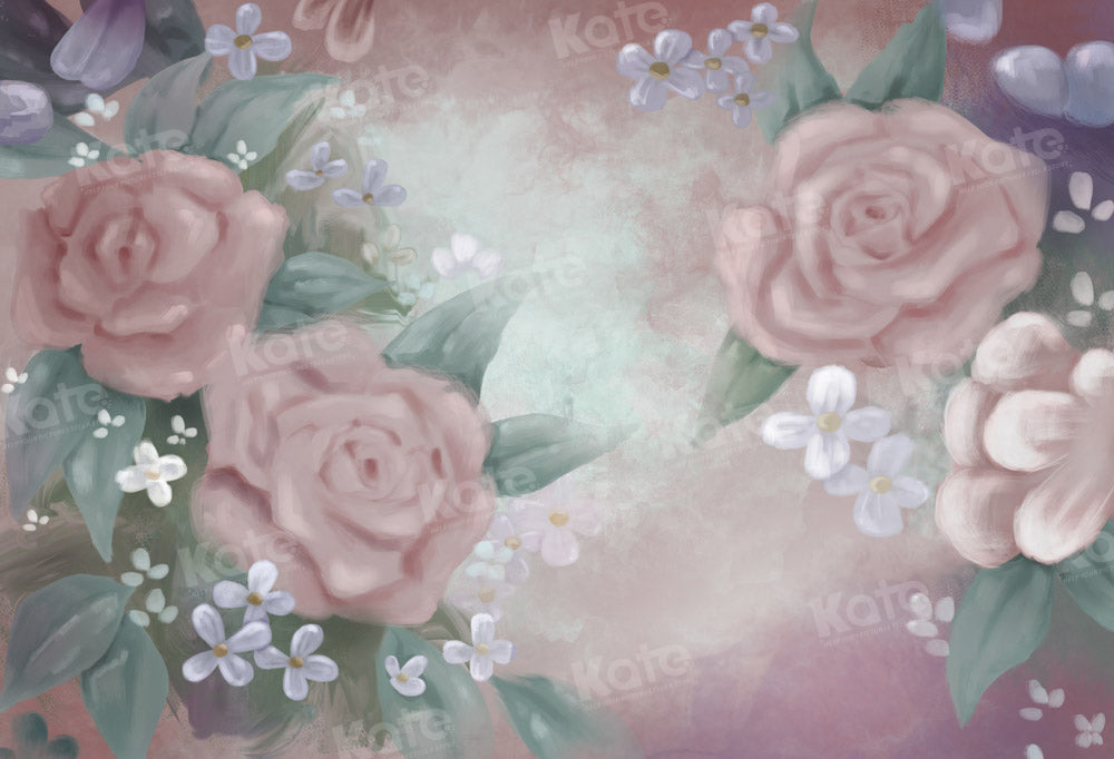 Kate Vintage Floral Backdrop Designed by GQ - Kate Backdrop AU