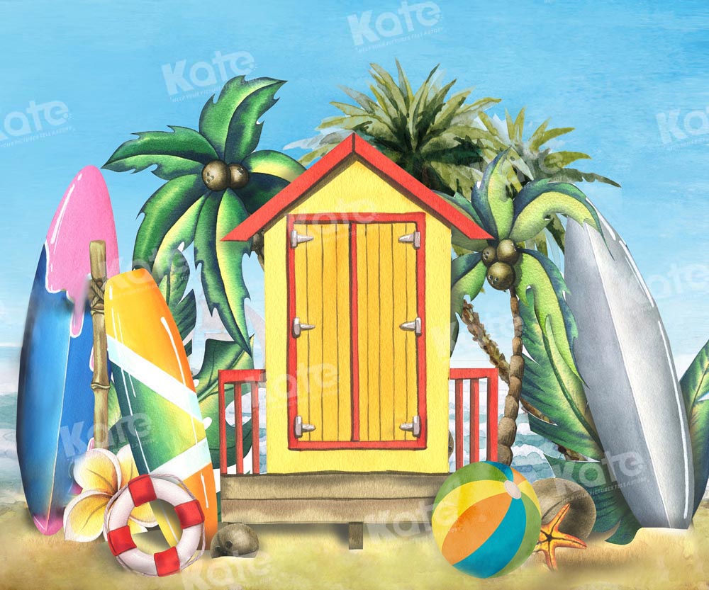 Kate Summer Beach Backdrop Designed by Emetselch - Kate Backdrop AU