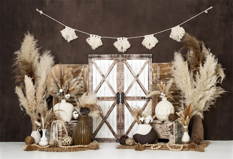Kate Macrame Door Backdrop Autumn Boho Designed by Ashley Paul - Kate Backdrop AU