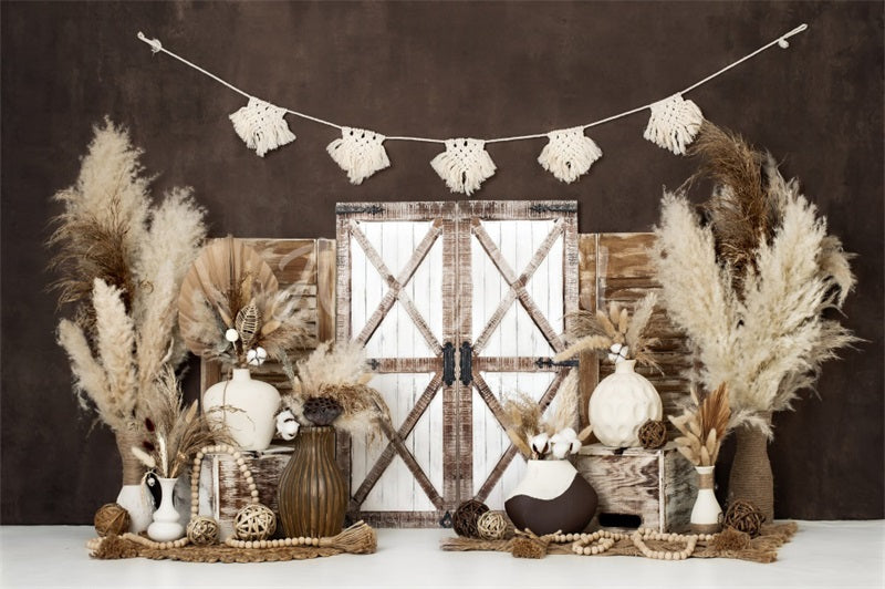 Kate Macrame Door Backdrop Autumn Boho Designed by Ashley Paul - Kate Backdrop AU