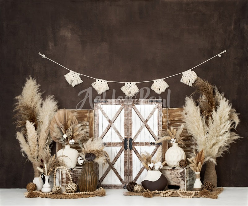 Kate Macrame Door Backdrop Autumn Boho Designed by Ashley Paul - Kate Backdrop AU