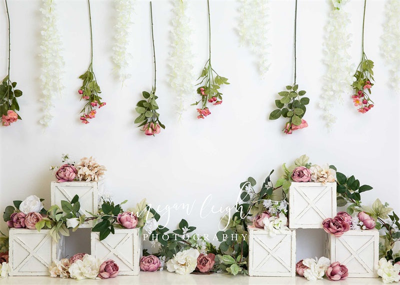 Kate Blush Boho Backdrop Spring Flower Designed by Megan Leigh Photography