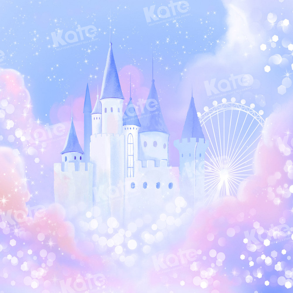 Kate Fantasy Princess Castle Backdrop Bokeh Cloud Designed by GQ