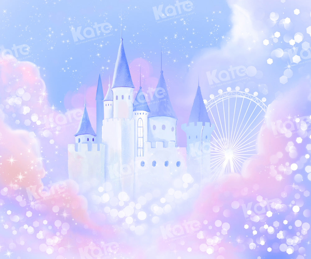 Kate Fantasy Princess Castle Backdrop Bokeh Cloud Designed by GQ