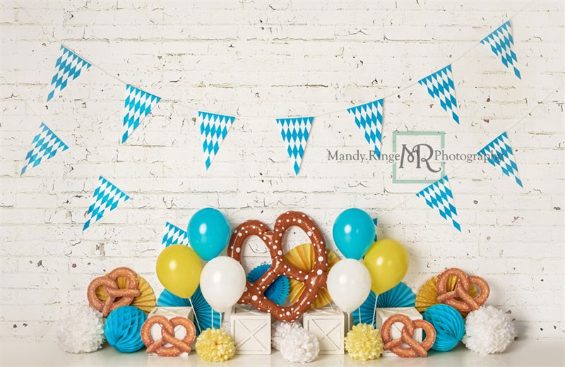Kate Octoberfest Pretzels Backdrop Designed by Mandy Ringe Photography - Kate Backdrop AU