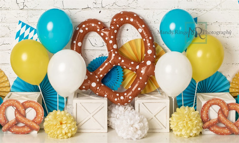 Kate Octoberfest Pretzels Backdrop Designed by Mandy Ringe Photography - Kate Backdrop AU