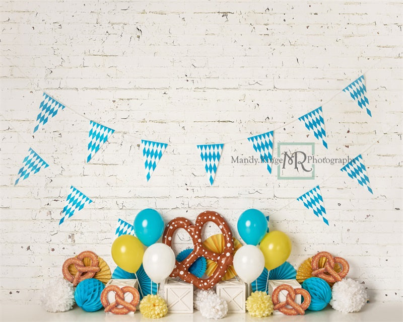 Kate Octoberfest Pretzels Backdrop Designed by Mandy Ringe Photography - Kate Backdrop AU